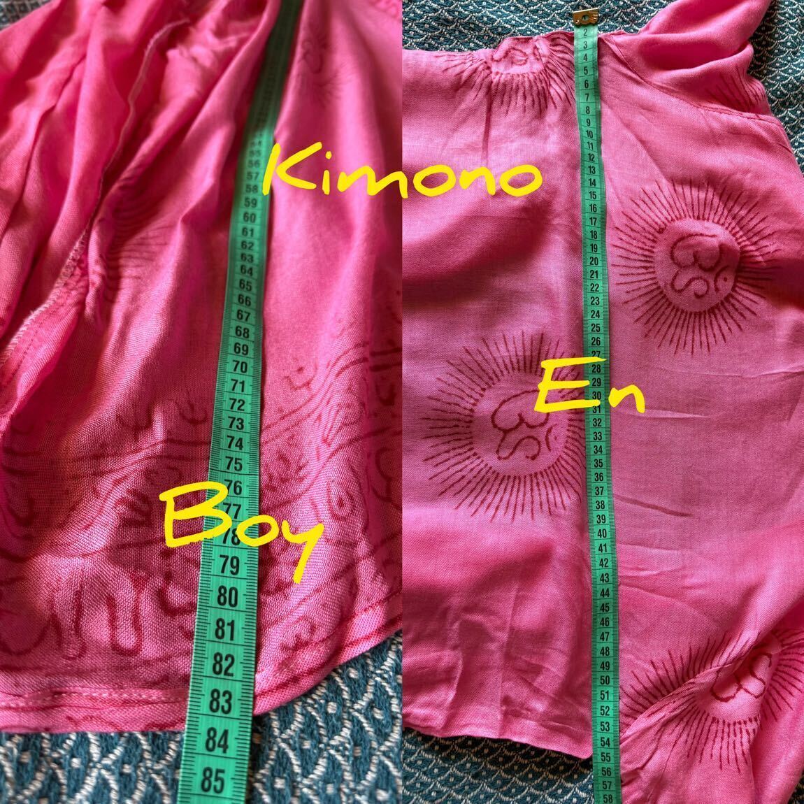 Hindistan om desen kimono pantolon — görsel 5/8