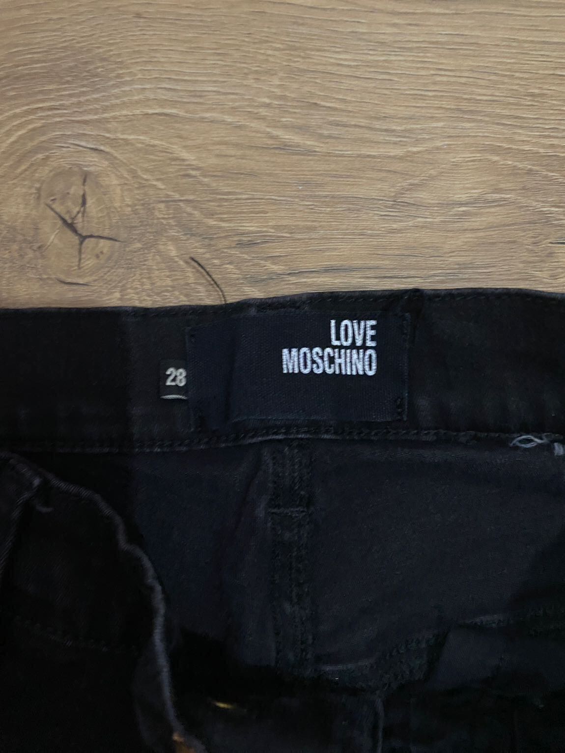 Love Moschino Siyah Taşlı Jean Pantolon — görsel 4/5
