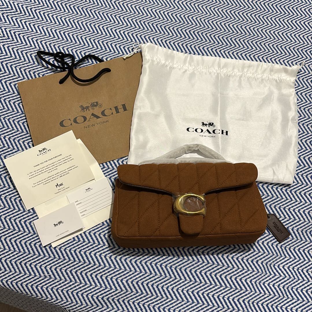Orjinal Coach Tabby Süet Çanta — görsel 5/12