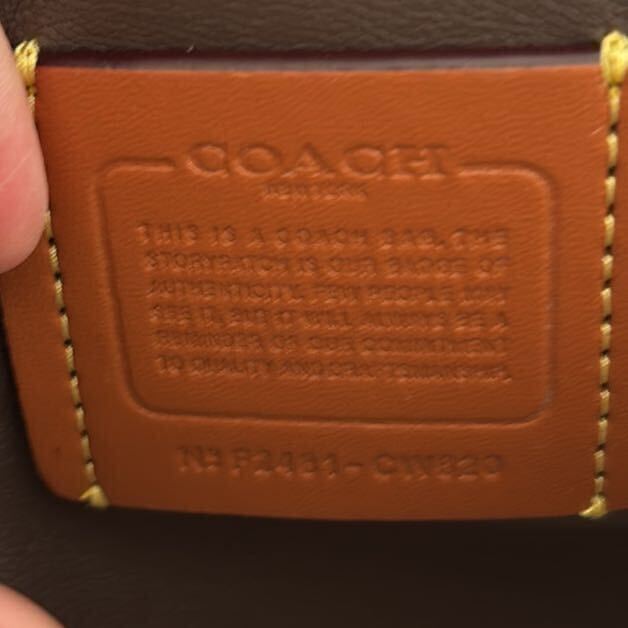Orjinal Coach Tabby Süet Çanta — görsel 9/12