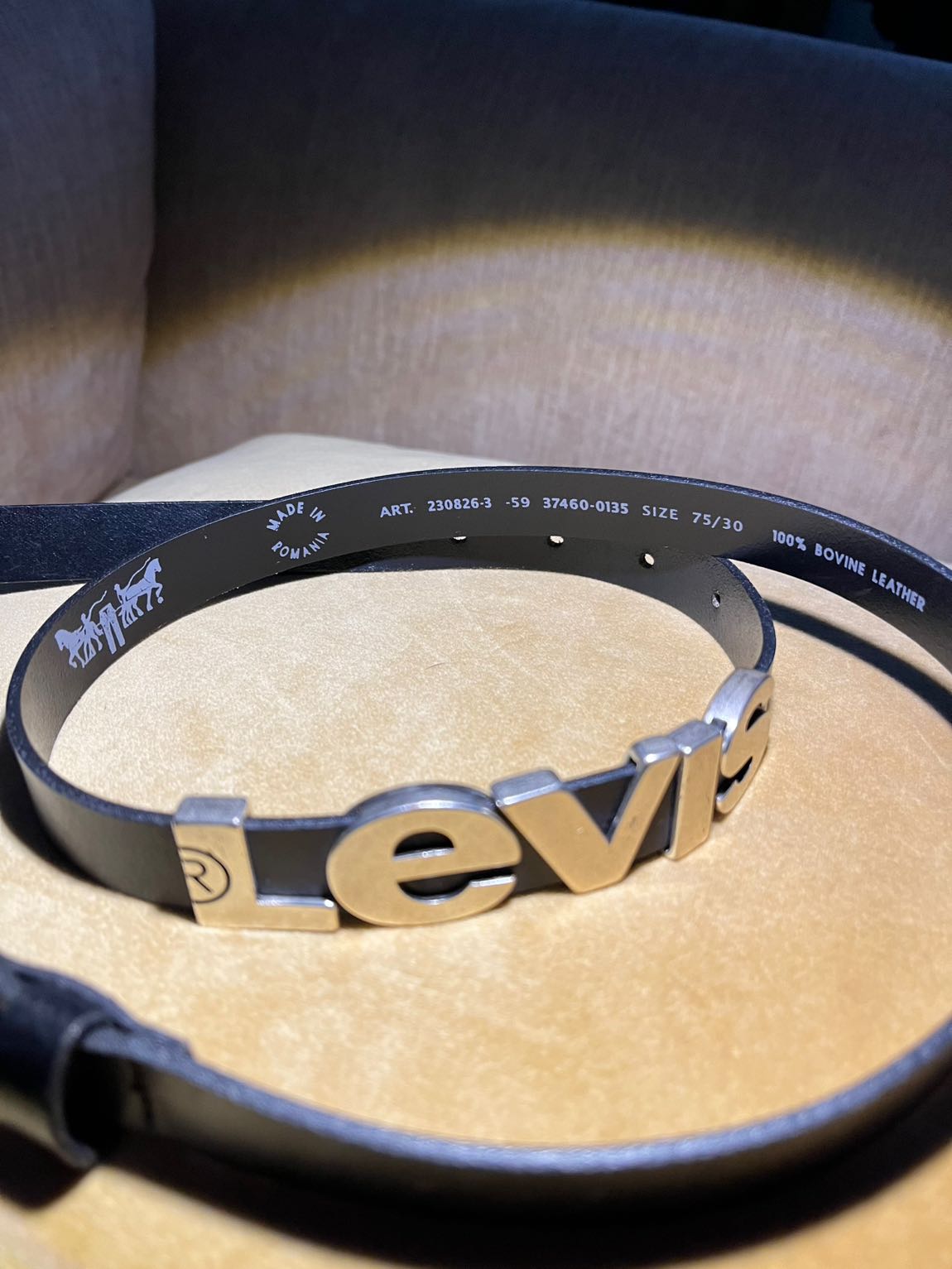 LEVIS ORIJINAL KADIN HAKIKI DERI KEMER — görsel 3/8