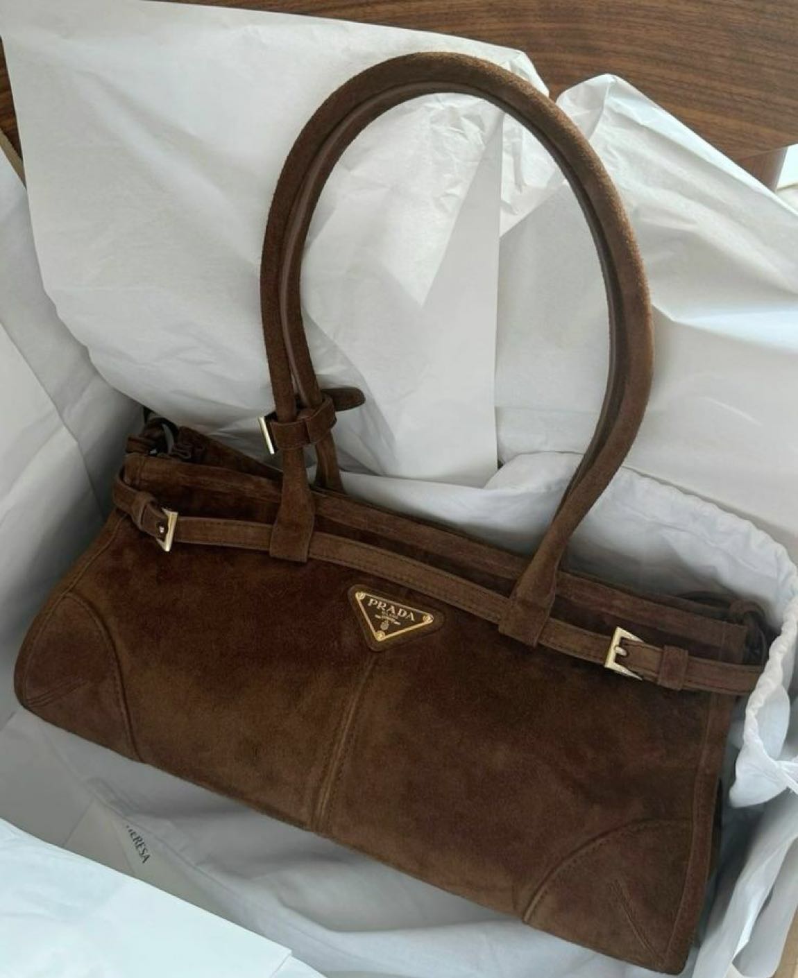 Prada Süet Çanta — görsel 3/3