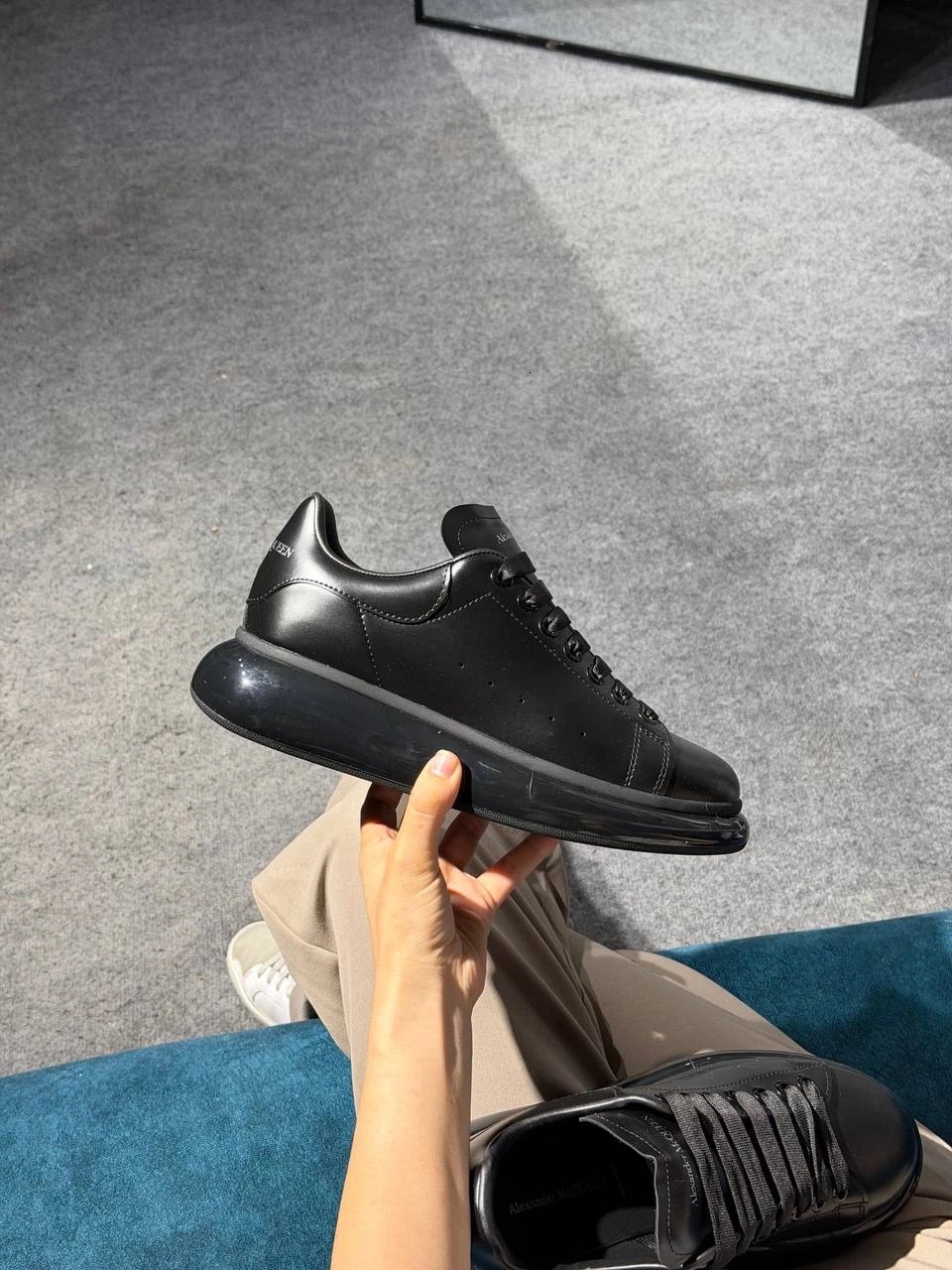 Alexander McQueen Siyah Erkek Sneaker 43 — görsel 2/6