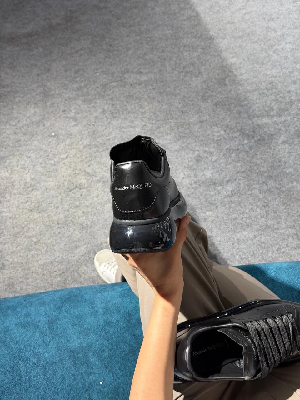 Alexander McQueen Siyah Erkek Sneaker 43 — görsel 4/6