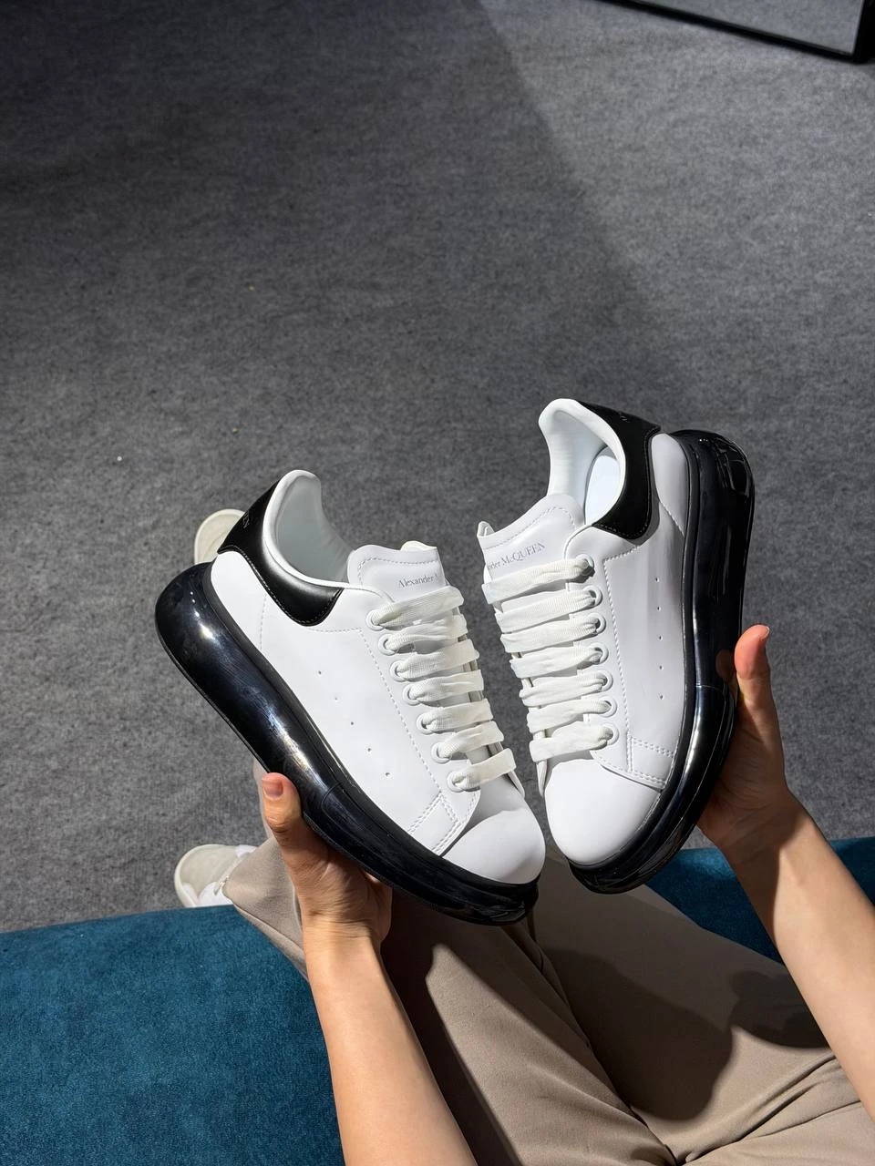 Alexander McQueen Siyah Erkek Sneaker 43 — görsel 5/6