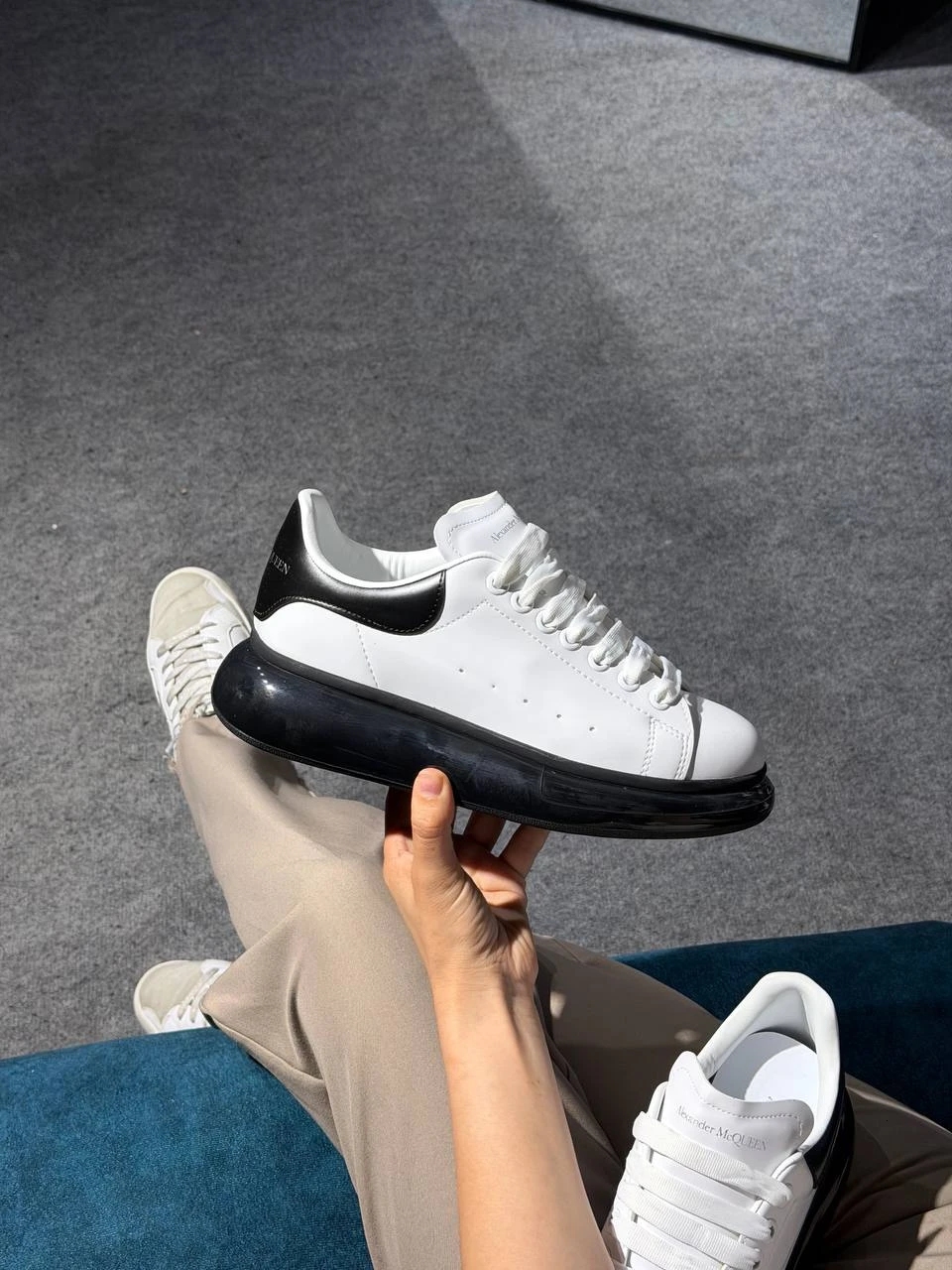 Alexander McQueen Siyah Erkek Sneaker 43 — görsel 6/6