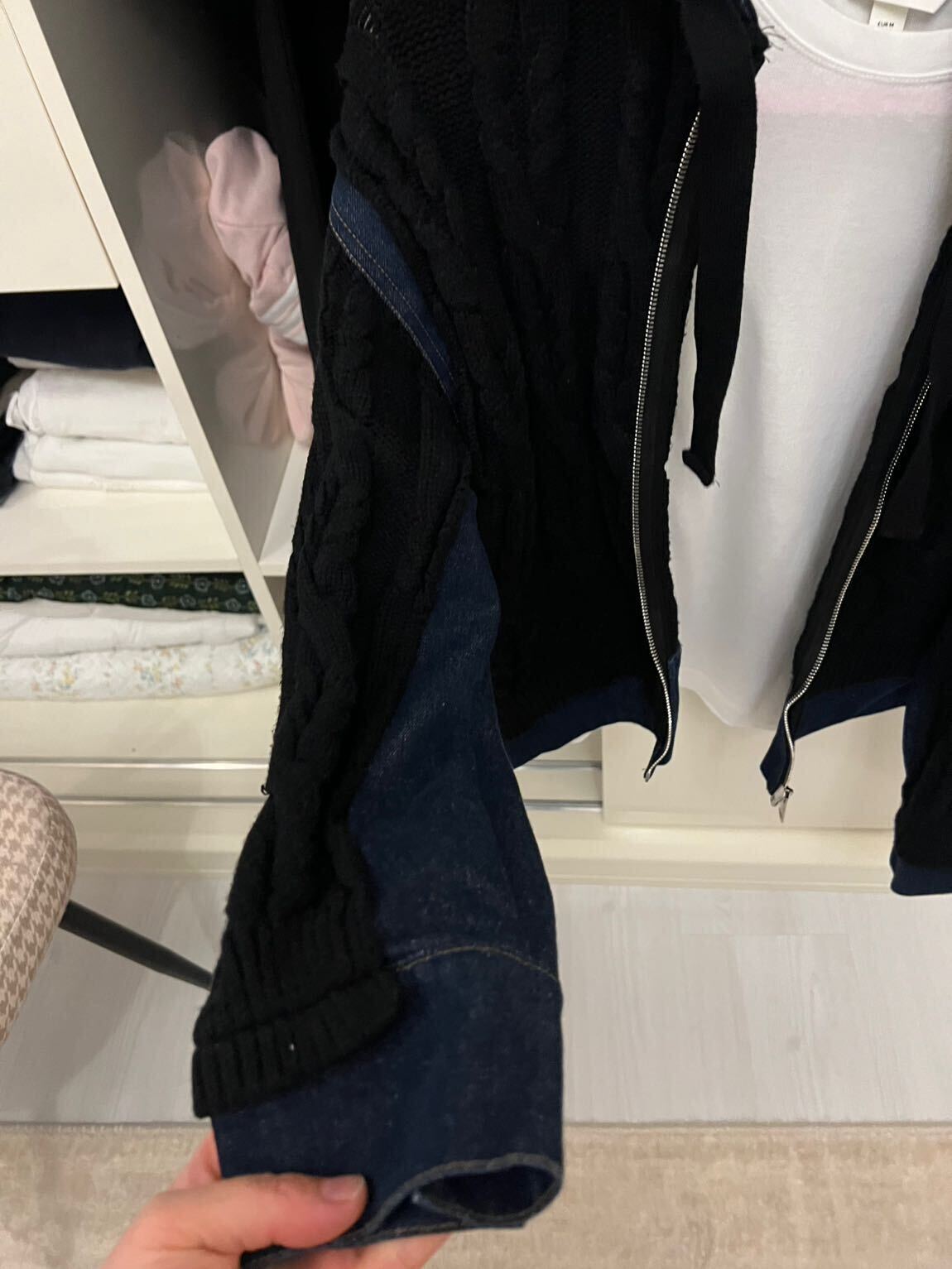 İpekyol Siyah Kot Detaylı Hırka — görsel 5/8