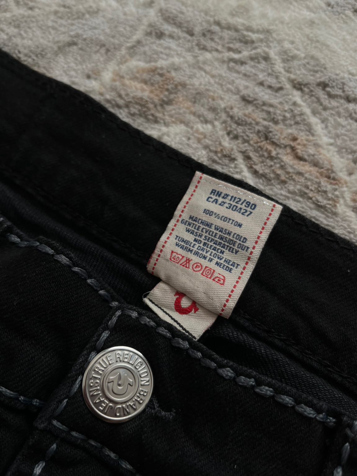 True Religion Siyah Jean Pantolon — görsel 8/8