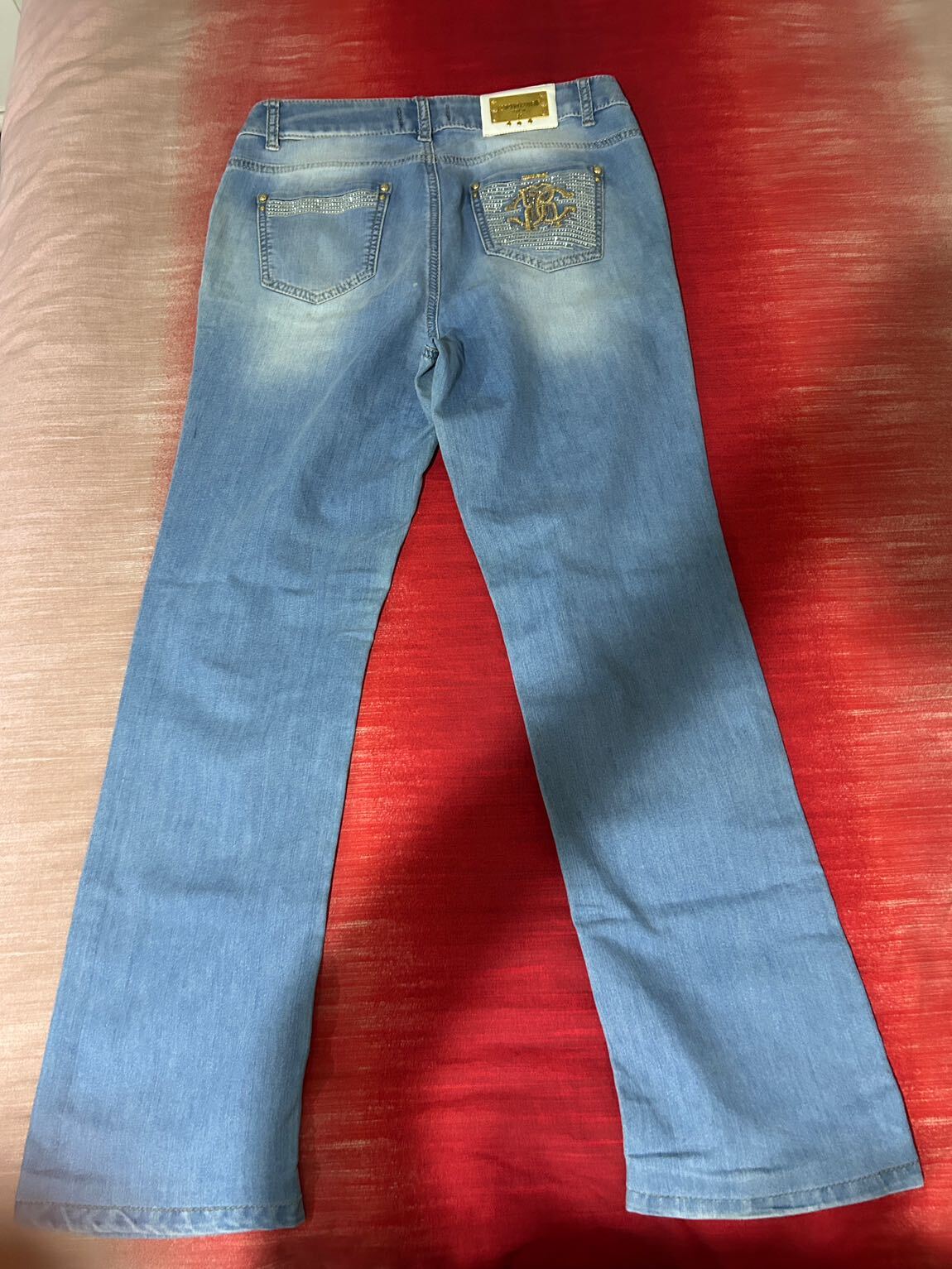 Açık Mavi Yırtık Detaylı Jeans — görsel 5/5