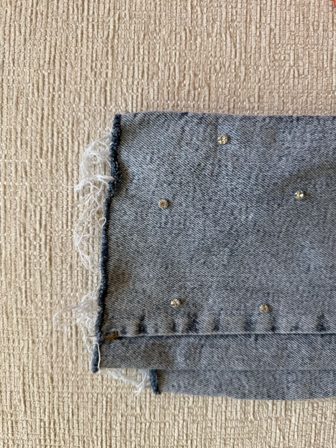 Taşlı Mavi Kot Pantolon — görsel 3/6