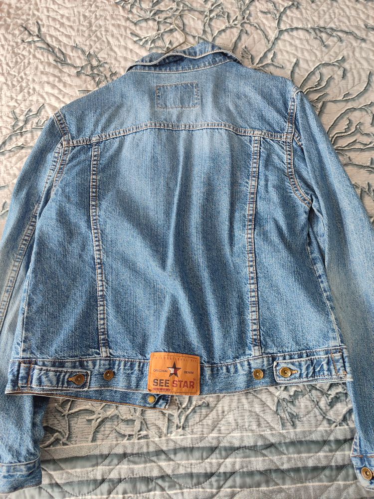 Kot Ceket Mavi Denim — görsel 2/5