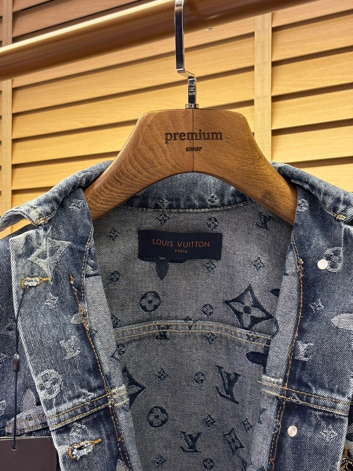 Louis Vuitton Mavi Kot Ceket — görsel 5/6