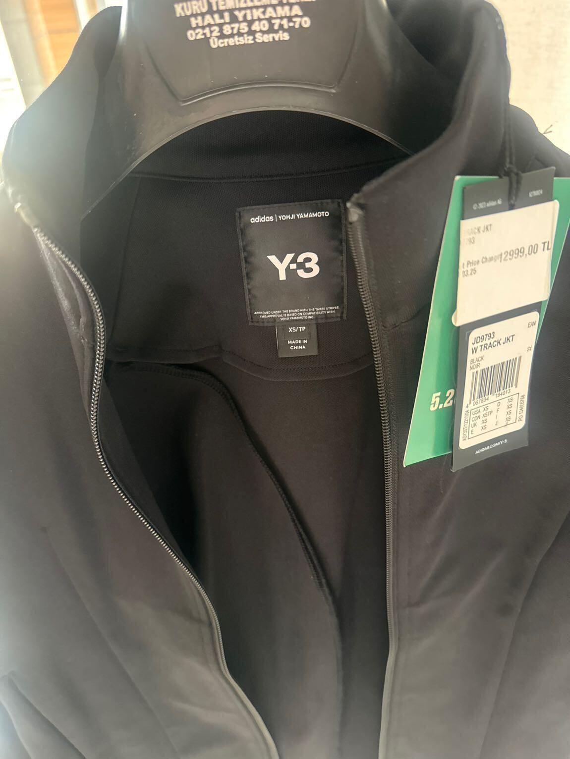Adidas Y3 Siyah Track Top Ceket — görsel 2/6