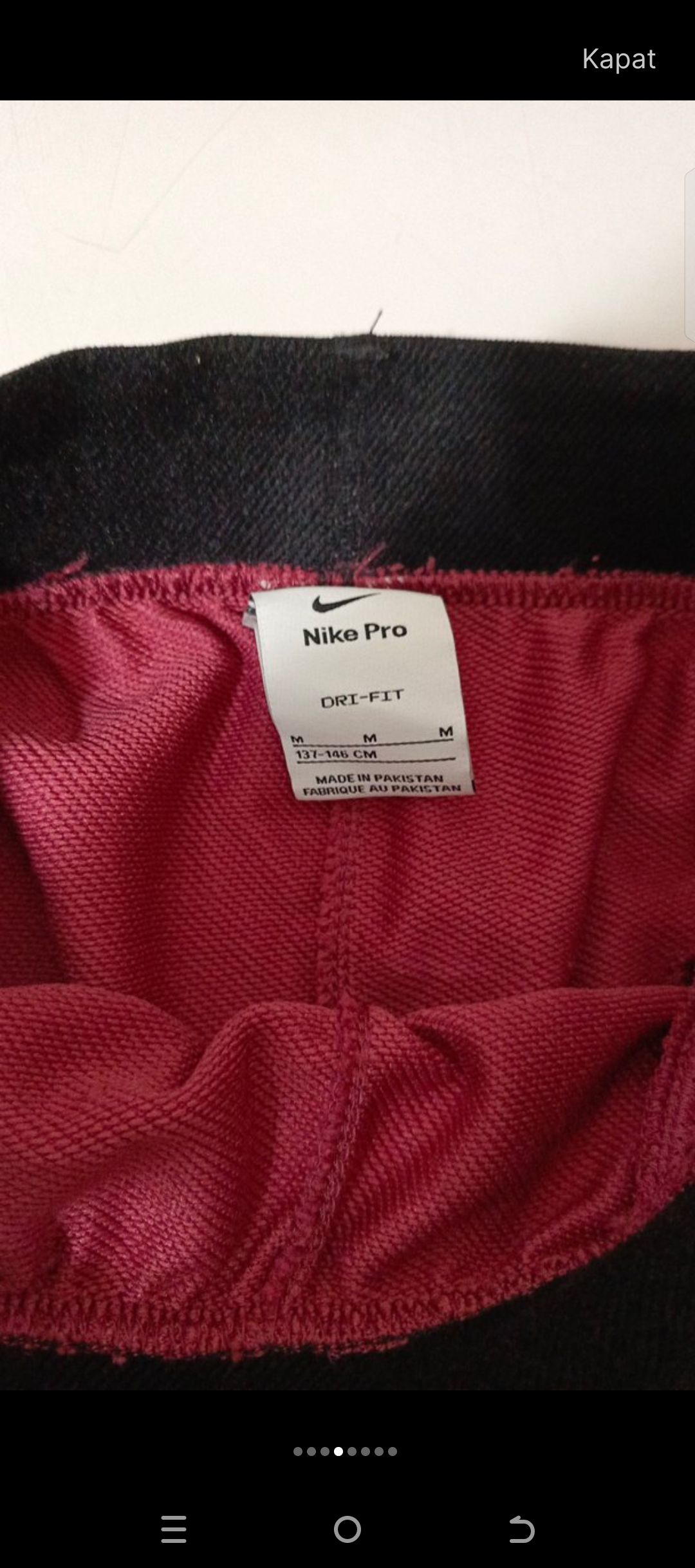 Nike Pembe Spor Şort — görsel 4/7