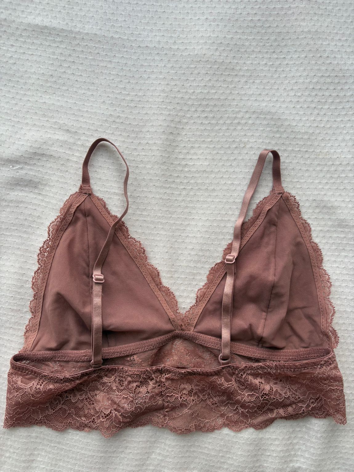 Pembe Gül Kurusu Dantelli Bralet Sütyen — görsel 2/4