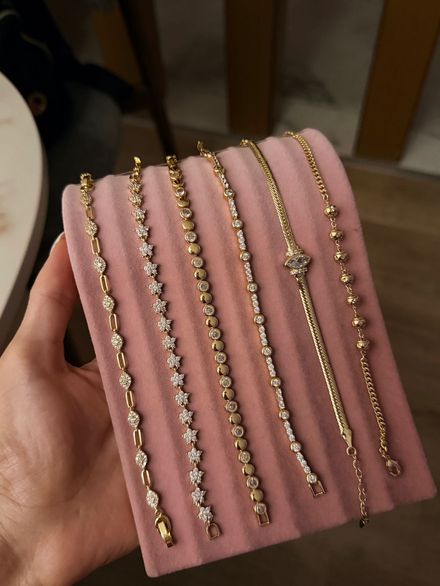 Set Altın Kaplama Bileklikler