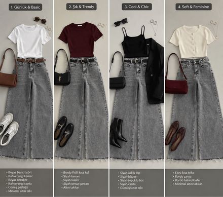 Topshop gri jean