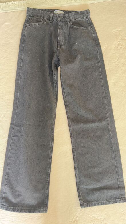 Zara Taşlı Jean Pantolon