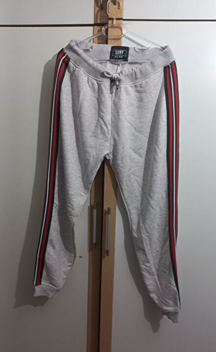 Gri Jogger Eşofman Altı