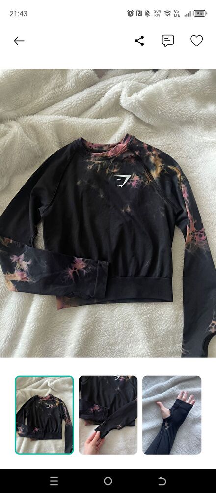 Gymshark Spor crop