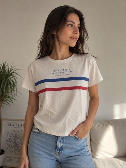 Bershka Toz Pembe Tişört
