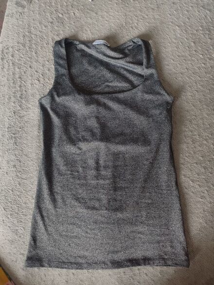 zara gri bluz atlet