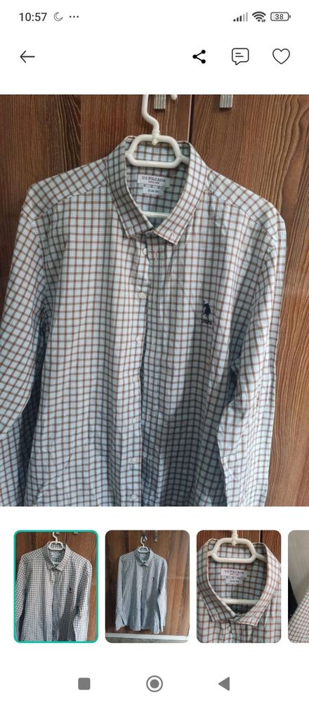 U.S. Polo Assn Ekoseli Gömlek