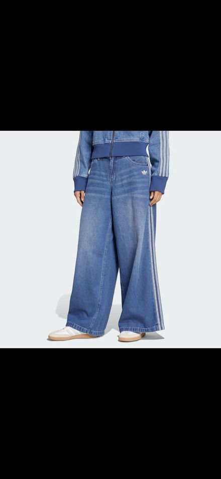 Adidas Geniş Paça Kot Pantolon