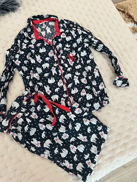Victoria’s Secret Desenli Pijama Takımı