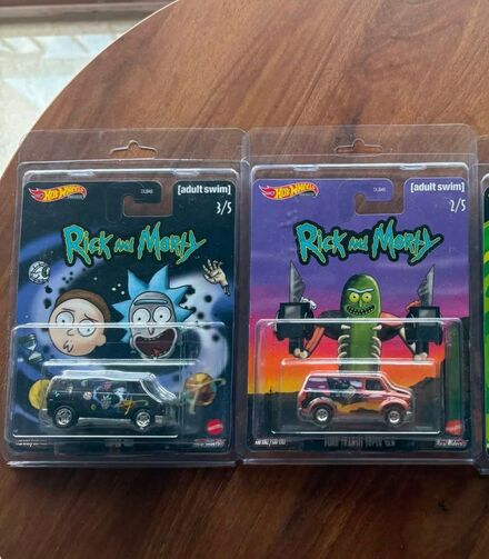 Hot Wheels Rick and Morty 2 li LOT