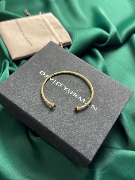 David Yurman Altın Bileklik