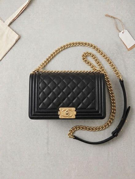 Siyah Kapitone Çanta Chanel