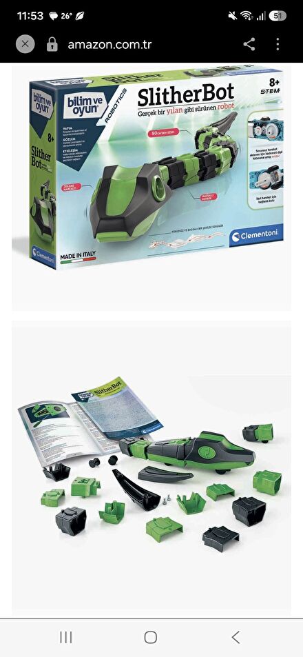 Clementoni Slither Bot Robot Kiti