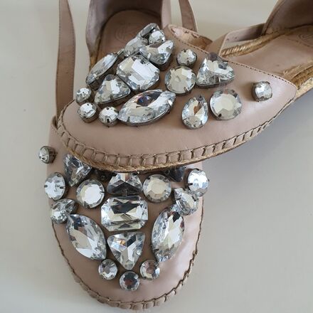 kurt geiger taşlı Espadril
