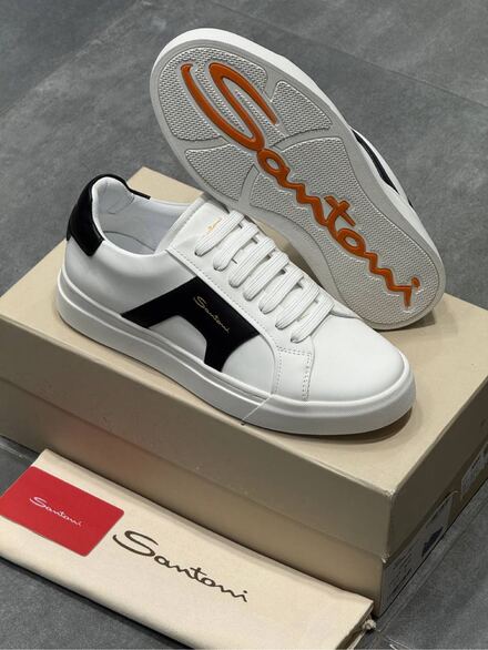 Santoni Beyaz Sneaker