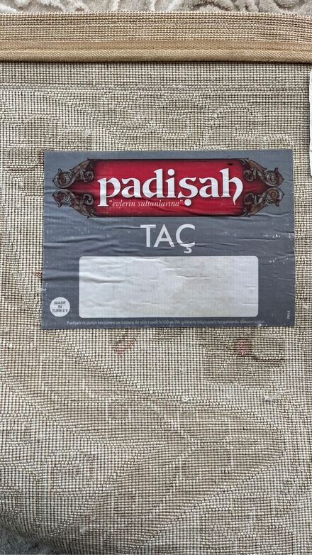 Padisah TAC halı 2 tane