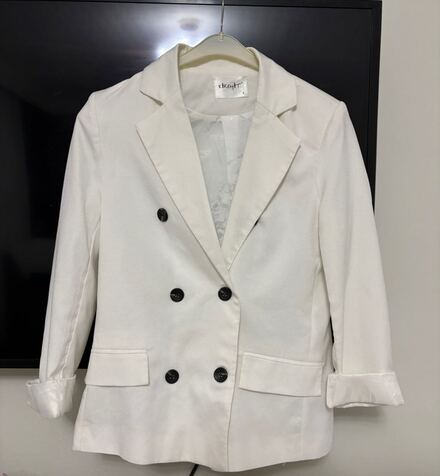 Beyaz Blazer Ceket