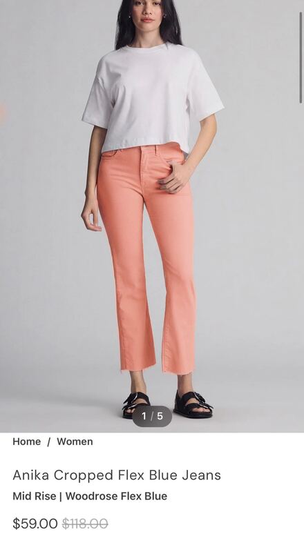Pembe Jean Pantolon