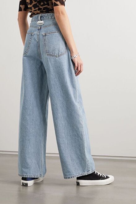 Ganni Wide Leg Jean