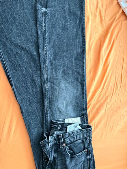 Stradivarius Siyah Jean Pantolon