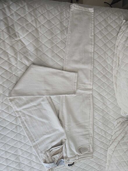 Massimo Dutti Krem kot pantolon