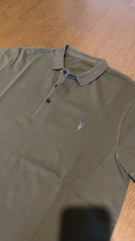 All Saints Haki Polo Yaka T-Shirt