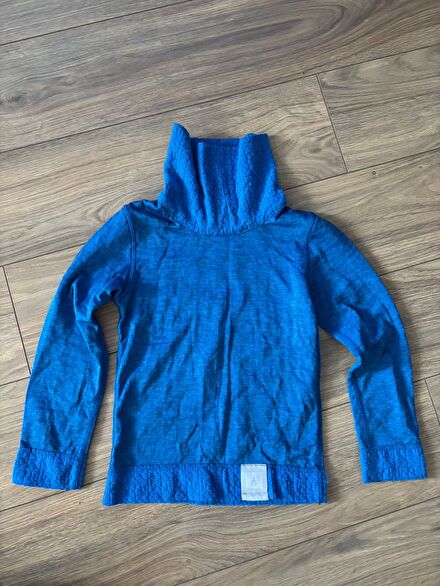 Mavi Balaklava Yaka Sweatshirt