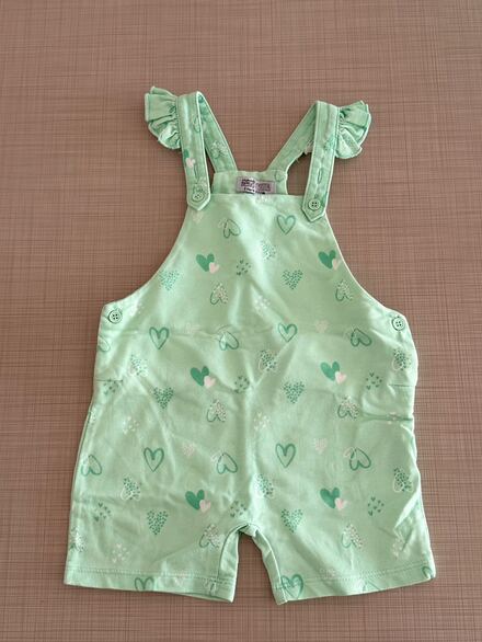 HelloBaby 2 Yaş Desenli Kız Bebek Tulum