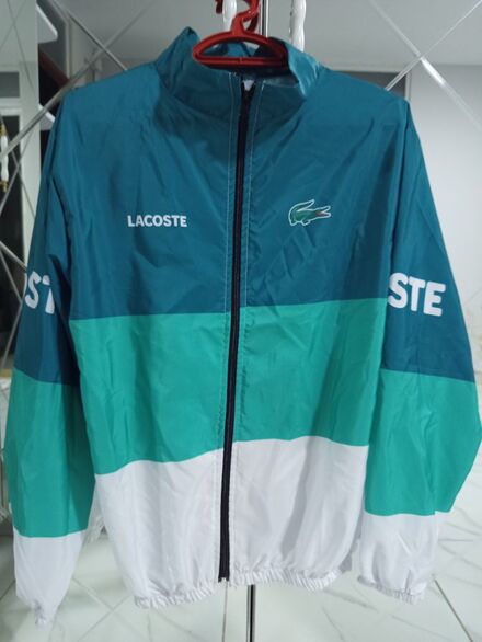 Lacoste Yeşil Beyaz Spor mont