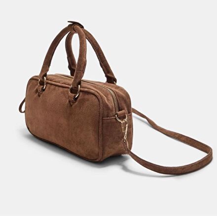 stradivarius süet çanta