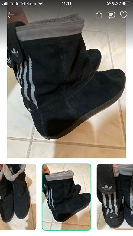 Adidas Siyah Bot