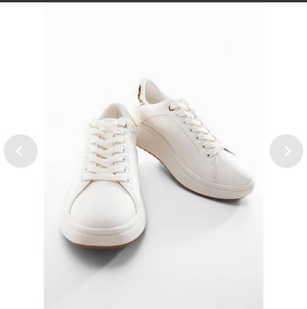 Orijinal Mango deri yüksek taban sneaker
