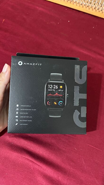 Amazfit Akıllı Saat Siyah Kutulu