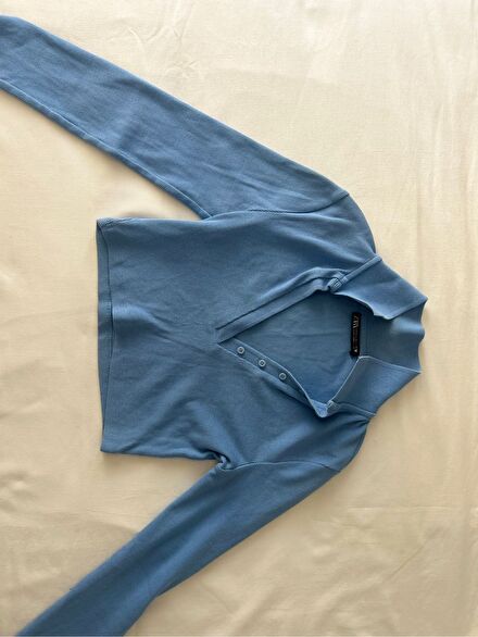 Zara Polo Yaka Bluz